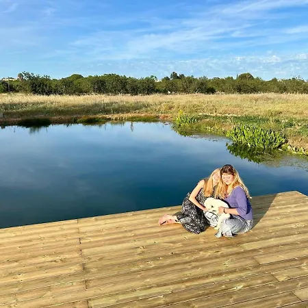 Glamping With Yoga And Natural Pool Near Fuseta Luxuszelt *