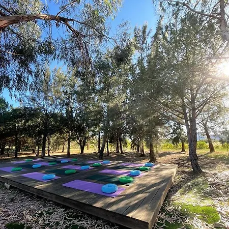 Glamping With Yoga And Natural Pool Near Fuseta Luxuszelt Moncarapacho