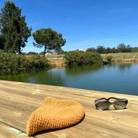 אוהל מפואר Glamping With Yoga And Natural Pool Near Fuseta *