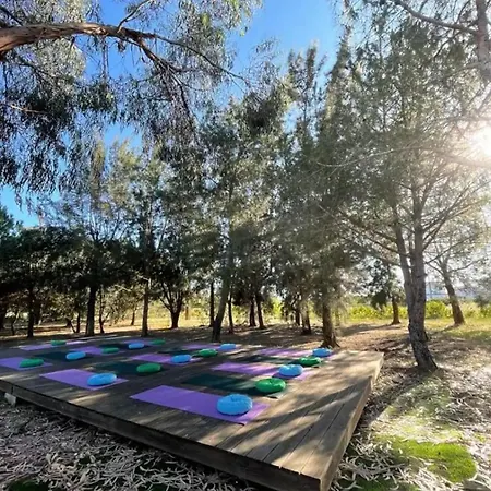 ラグジュアリーテント Glamping On Organic Yoga Farm With Natural Swimming Pool Near モンカラパッショ